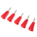 Banana Plug 4mm Audio Speaker Wire Cable Connector (Pack 5) Red