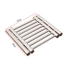Stretchable Heat Insulation Hotel Pot Mat Stainless Steel Tableware Accessories