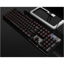Ultra-thin USB Gaming Keyboard Backlit RGB Keys Frameless Office Working