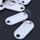 Key Ring Tags(100pcs white) M7J2