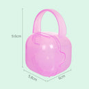 Portable Baby Pacifier Fingertip Toothbrush Container Storage Box (Pink)