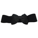 2x Lady  Buckle Wide Stretch Bowknot Elastic Retro Waistband Dress Belt