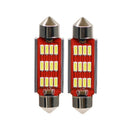 10Pcs Festoon Dome 4014 12SMD 36MM Canbus No Error LED License Plate Light Lamp