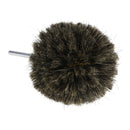 2pcs 6mm Shank Flower Head Pig & Horse Hair Polishing Buffing Brush High