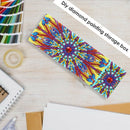 DIY Mandala Special Shaped Diamond Painting 2 Grids Students Pencil Box
