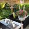 Macrame Plant Hangers Set Of 2 Indoor Wall Hanging Planter Basket Flower Po