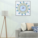 DIY Flower Special Shaped Diamond Painting Cross Stitch Clock Home Decor