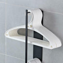 Creative Adhesive Plastic Hangers Storage Rack Home Clothes Stand Organizer