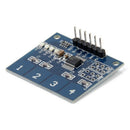 TTP224 4-channel digital touch sensor module Capacitive touch switch blue H5C5
