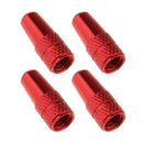 Tyre Tire Valve Air Caps Cover Screw Car Bike Bicycle Motorbike Red