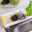 Kitchen Bathroom Sunction Basket Holder Organizer Shelf(Random Color)