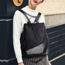 Multifunction Anti-theft Backpacks Women Shoulder Top-handle Bags (Black) A