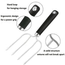 Turkey Lifting Forks, Strong Endurance Stainless Steel Poultry Chicken Fork