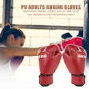 Adults Boxing Gloves PU Leather MMA Muay Thai Sanda Gloves Sports Equipment