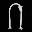 Round Braided Cotton Replacement Wick with Ceramic Holders for Oil Lamps