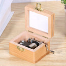 Sky City Wooden Handmade Music Boxes Pretty Hand Crank Tower Birthday Gift