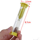 5Pcs colorful sand glass sandglass hourglass timer 30sec /1 /3 /5 /10m â„–[