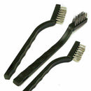1pc Black Steel Small Brush Cleaning Brushes Wire Spark Wheel Rust Scrub ni E9K4