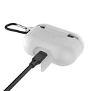 Scratchproof Silicone Earbuds Case Cover Holder Box w/Keychain for AirPods Pro