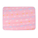 Baby Six-Layer Gauze Padding Mattress Changing Diaper Pad  Pink cloud  50x70cm