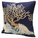 Home Decor Throw Pillow Case Ocean Coastal Beach Nautical Lumbar Cushion Co F4F9