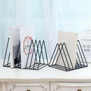 Nordic e simple wrought iron desktop storage rack shelf file magazine stora B3V7