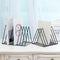 Nordic e simple wrought iron desktop storage rack shelf file magazine stora B3V7