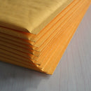 10X 200*250+40mm Kraft Bubble Bag Padded Envelopes Mailers Yellow Bags Ho