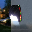 30 LED Solar Wall Light Outdoor Garden Lamp PIR Motion Sensor (Colorful) A
