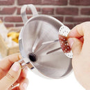 Stainless Steel 5 Piece Kitchen Strainer Funnel Set, Stainless Steel Funnel G3O3