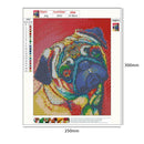 5D DIY Full Drill Diamond Painting Dog Cross Stitch Embroidery Needlework