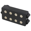 Noiseless Good Balance 4 String Bass Humbucker Double Coil Pickup Black For B2B3