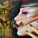 5D Full Round Drill Diamond Painting DIY Abstract Women Rhinestone Poster