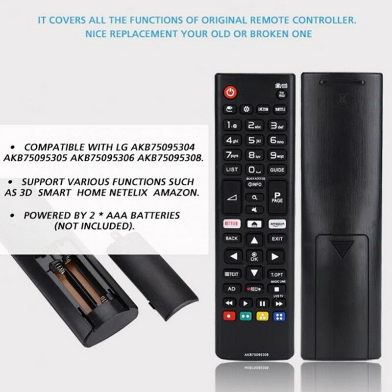 Tv Remote Control For Smart Lcd Tv Akb75095308 55Uj630V 65Uj630V 43Uj630V AU BX