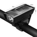 Bike Front Light USB Recharge 4Mode Bicycle Headlight Flashlight (Black)