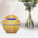 130mL USB Essential Oil Diffuser Ultrasonic Humidifier (Light Brown 003A)