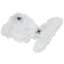 Halloween Scary Party Scene Props White Stretchy Cobweb Spider Web Horror H O1P2
