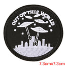 10x Embroidered Iron On Sew On Patches Set Badge Bag Fabric Applique Craft FT
