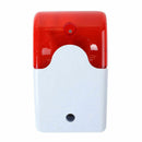 12V DC Wired Strobe Siren Red Light Sound Flash Buzzer Siren Home Security Alarm