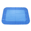 1Pc Blue inflatable indoor kids play sandbox sand tray children toys 60*453c