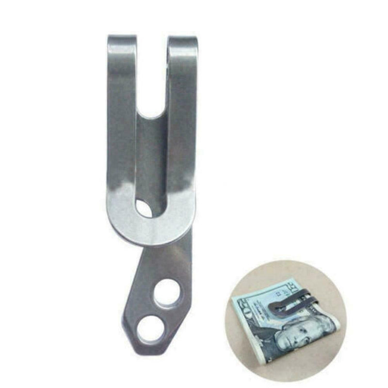 1* Carabiner Multifunctional Key Chain Cash Belt Clip Hanger Outdoor Holder N9K7