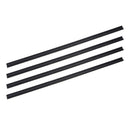 4pcs Multi Size Car Bus Rubber Universal Frameless Windshield Wiper Blade Refill