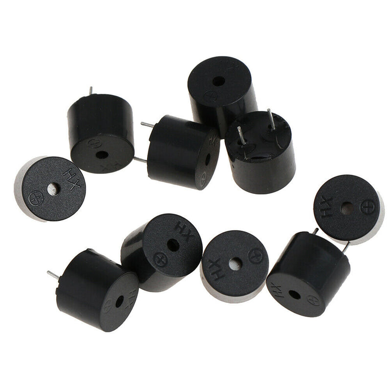 10pcs 5V passive buzzer Magnetic High Temperature Resistant Continous Beep Ew