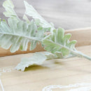 Artificial Dusty Miller Flowers Bridal Wedding Real Touch Bouquet Home Decor