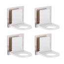 4pcs Shower Kitchen Organizer Bathroom Shelf Corner Storage Rack Shampoo