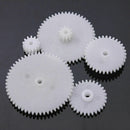 75pcs Type PC Crown Gear Single Double Reduction Worm Wheel Up Small Parts