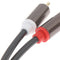 1m 2RCA Male to 2RCA Male Stereo Audio Cable Plated for HDTV DVD VCD Amplif 3C