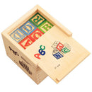 27 Pcs Children Wood Alphabet Blocks Letters Stacking Toys Building Blocks  E2R4