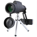 50X60 Zoom Monokular Teleskop HD Monokular mit mobilem Clip Stativ Kit SYR