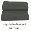 1pc Reusable 4 Layers Bamboo Charcoal Insert Baby Cloth Diaper Nappy Use A